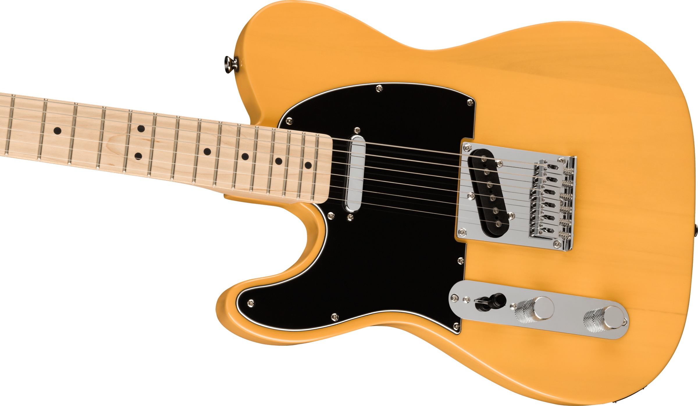 Affinity Series Telecaster Left-Handed, Maple Fingerboard, Black Pickguard, Butterscotch Blonde追加画像 Affinity Series Telecaster Left-Handed, Maple Fingerboard, Black Pickguard, Butterscotch Blonde追加画像