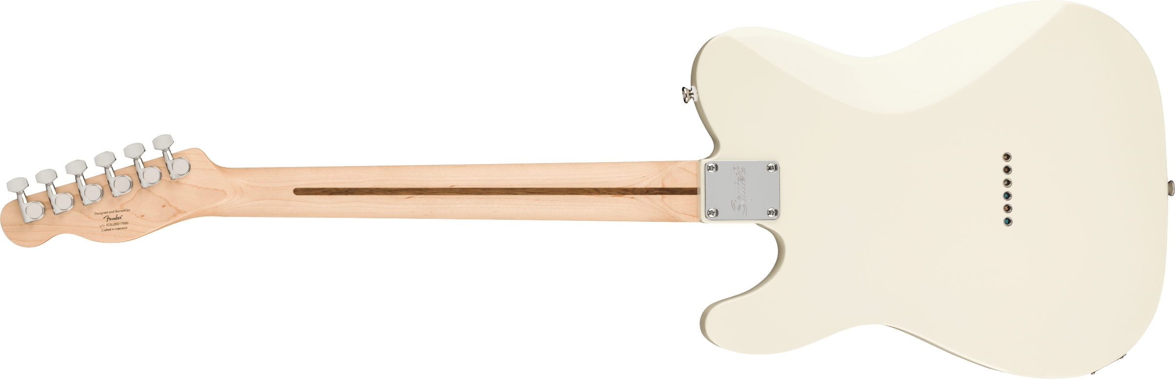 Affinity Series Telecaster, Laurel Fingerboard, White Pickguard, Olympic White追加画像 Affinity Series Telecaster, Laurel Fingerboard, White Pickguard, Olympic White追加画像