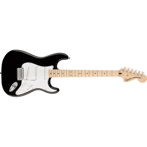 Squier-ピックガードAffinity Series Stratocaster, Maple Fingerboard, White Pickguard, Black