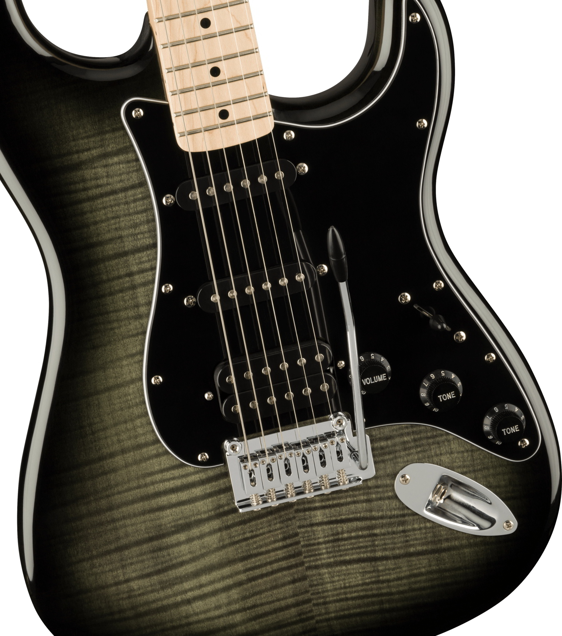 Affinity Series Stratocaster FMT HSS, Maple Fingerboard, Black Pickguard, Black Burst追加画像 Affinity Series Stratocaster FMT HSS, Maple Fingerboard, Black Pickguard, Black Burst追加画像