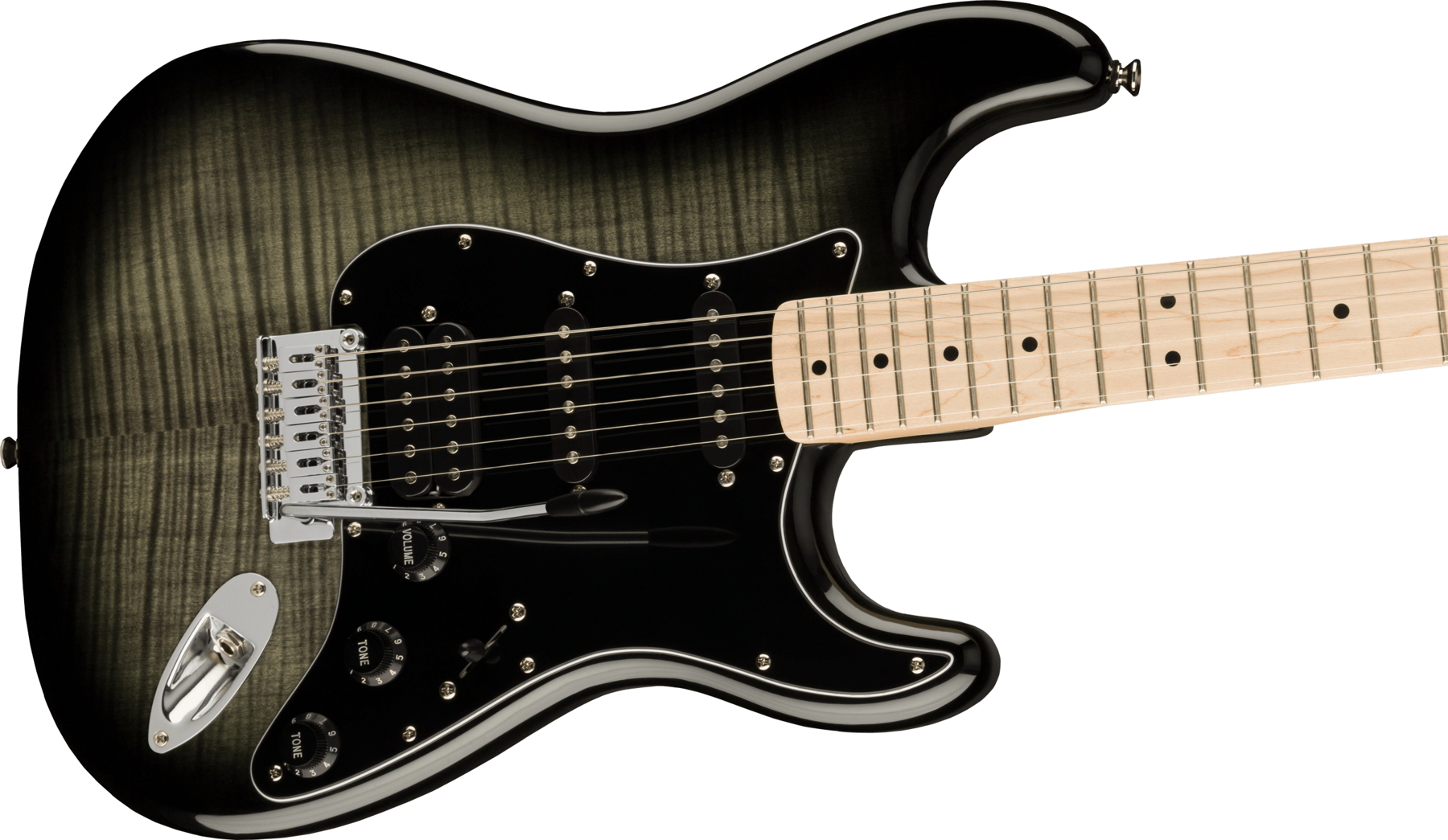 Affinity Series Stratocaster FMT HSS, Maple Fingerboard, Black Pickguard, Black Burst追加画像 Affinity Series Stratocaster FMT HSS, Maple Fingerboard, Black Pickguard, Black Burst追加画像