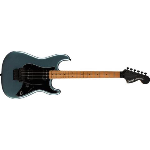 Squier-ストラトキャスター
Contemporary Stratocaster HH FR, Roasted Maple Fingerboard, Black Pickguard, Gunmetal Metallic