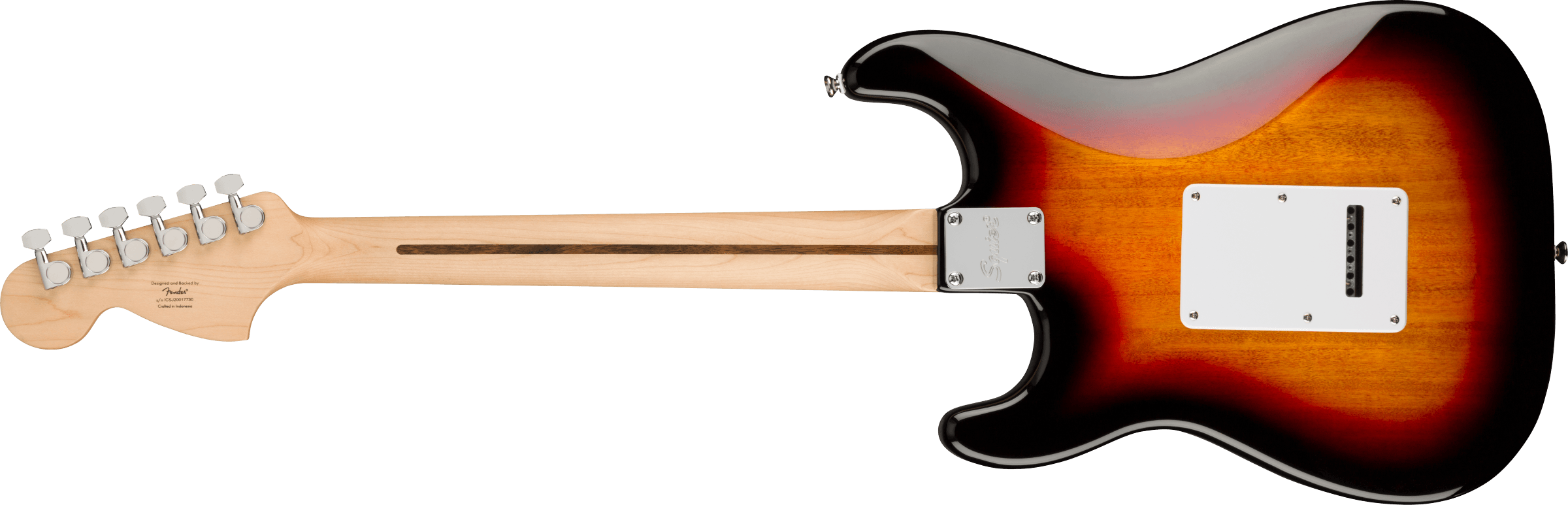 Affinity Series Stratocaster, Laurel Fingerboard, White Pickguard, 3-Color Sunburst追加画像