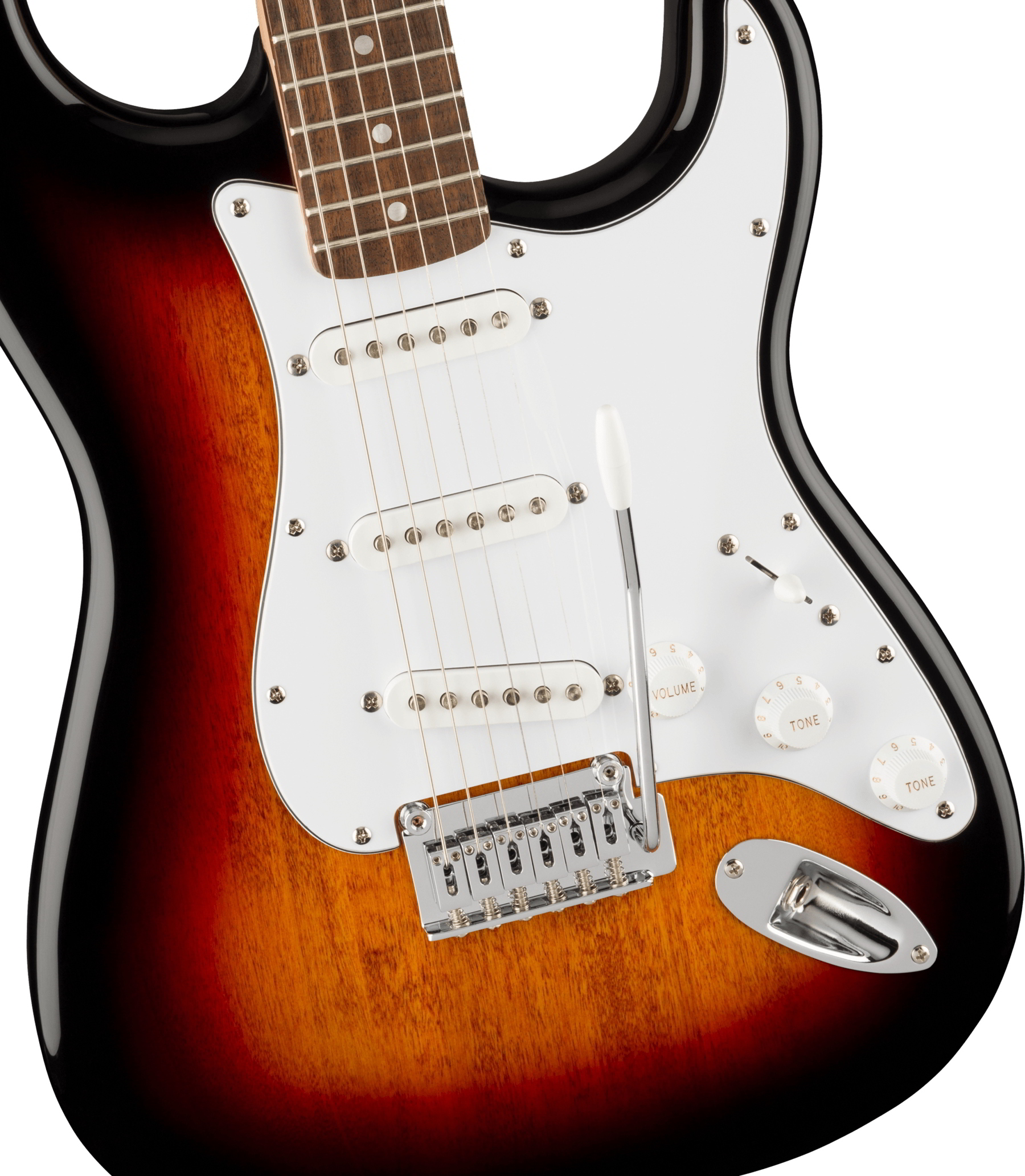 Affinity Series Stratocaster, Laurel Fingerboard, White Pickguard, 3-Color Sunburst追加画像 Affinity Series Stratocaster, Laurel Fingerboard, White Pickguard, 3-Color Sunburst追加画像
