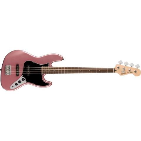 Squier-ジャズベースAffinity Series Jazz Bass, Laurel Fingerboard, Black Pickguard, Burgundy Mist