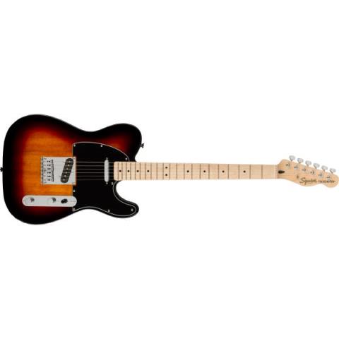 Squier-テレキャスターAffinity Series Telecaster, Maple Fingerboard, Black Pickguard, 3-Color Sunburst