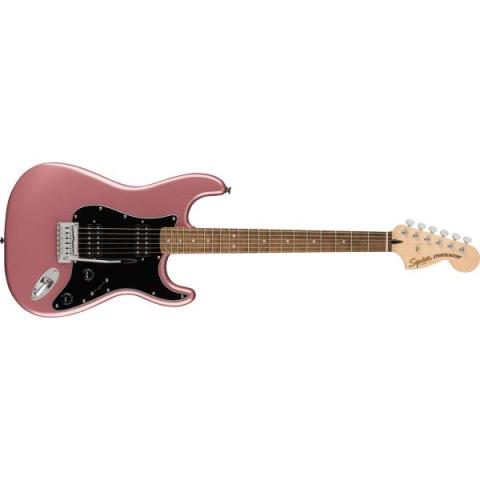 Squier-ピックガードAffinity Series Stratocaster HH, Laurel Fingerboard, Black Pickguard, Burgundy Mist