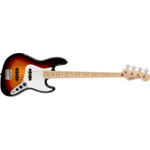 Squier-ジャズベースAffinity Series Jazz Bass, Maple Fingerboard, White Pickguard, 3-Color Sunburst