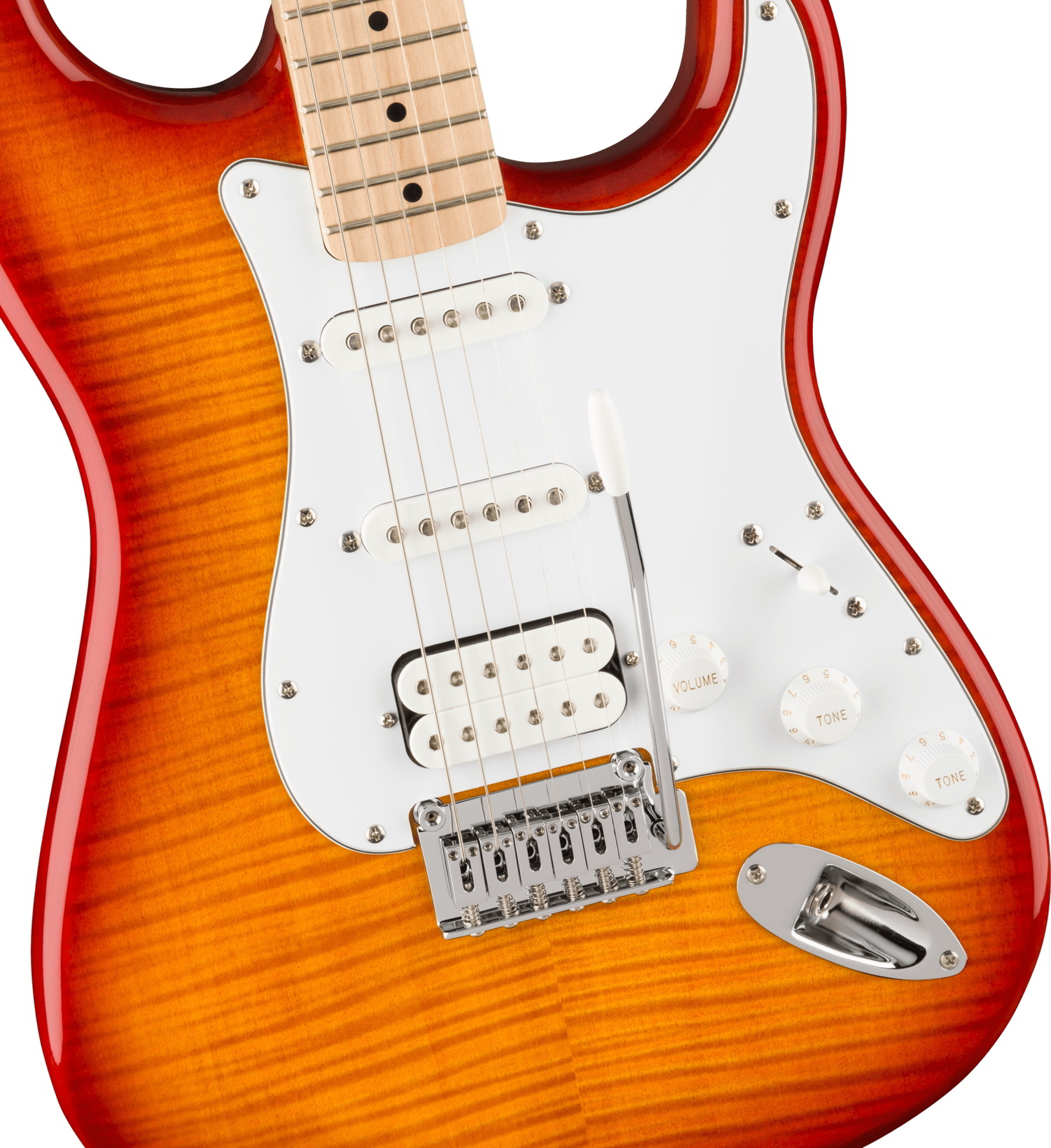 Affinity Series Stratocaster FMT HSS, Maple Fingerboard, White Pickguard, Sienna Sunburst追加画像 Affinity Series Stratocaster FMT HSS, Maple Fingerboard, White Pickguard, Sienna Sunburst追加画像
