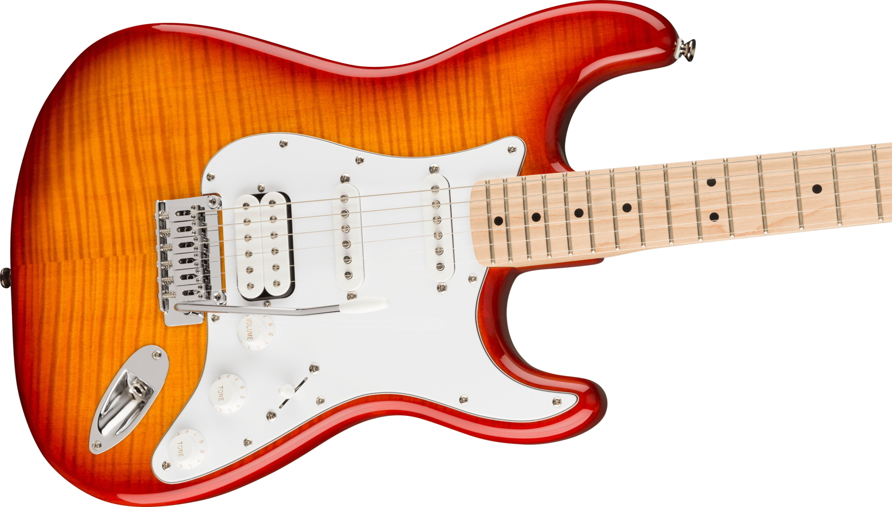 Affinity Series Stratocaster FMT HSS, Maple Fingerboard, White Pickguard, Sienna Sunburst追加画像 Affinity Series Stratocaster FMT HSS, Maple Fingerboard, White Pickguard, Sienna Sunburst追加画像