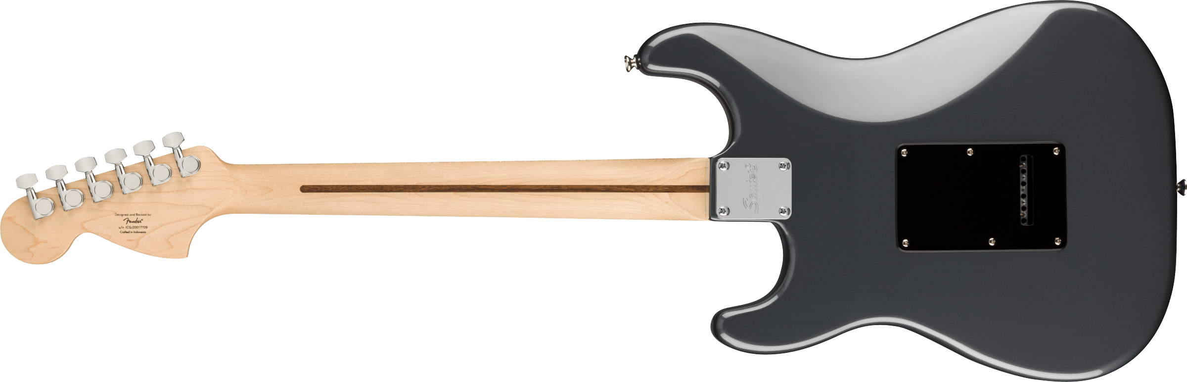 Affinity Series Stratocaster HH, Laurel Fingerboard, Black Pickguard, Charcoal Frost Metallic追加画像