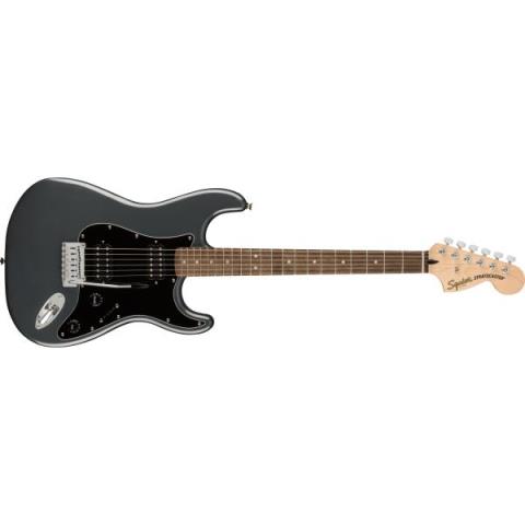 Squier-ピックガードAffinity Series Stratocaster HH, Laurel Fingerboard, Black Pickguard, Charcoal Frost Metallic
