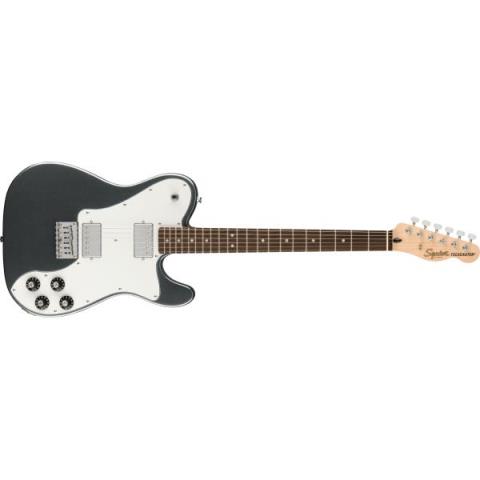 Squier-テレキャスター
Affinity Series Telecaster Deluxe, Laurel Fingerboard, White Pickguard, Charcoal Frost Metallic