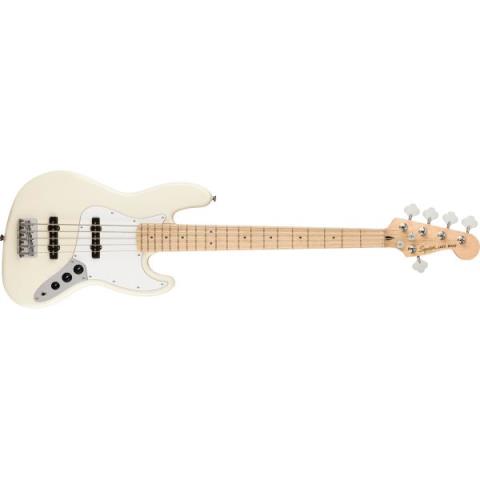 Affinity Series Jazz Bass V, Maple Fingerboard, White Pickguard, Olympic Whiteサムネイル