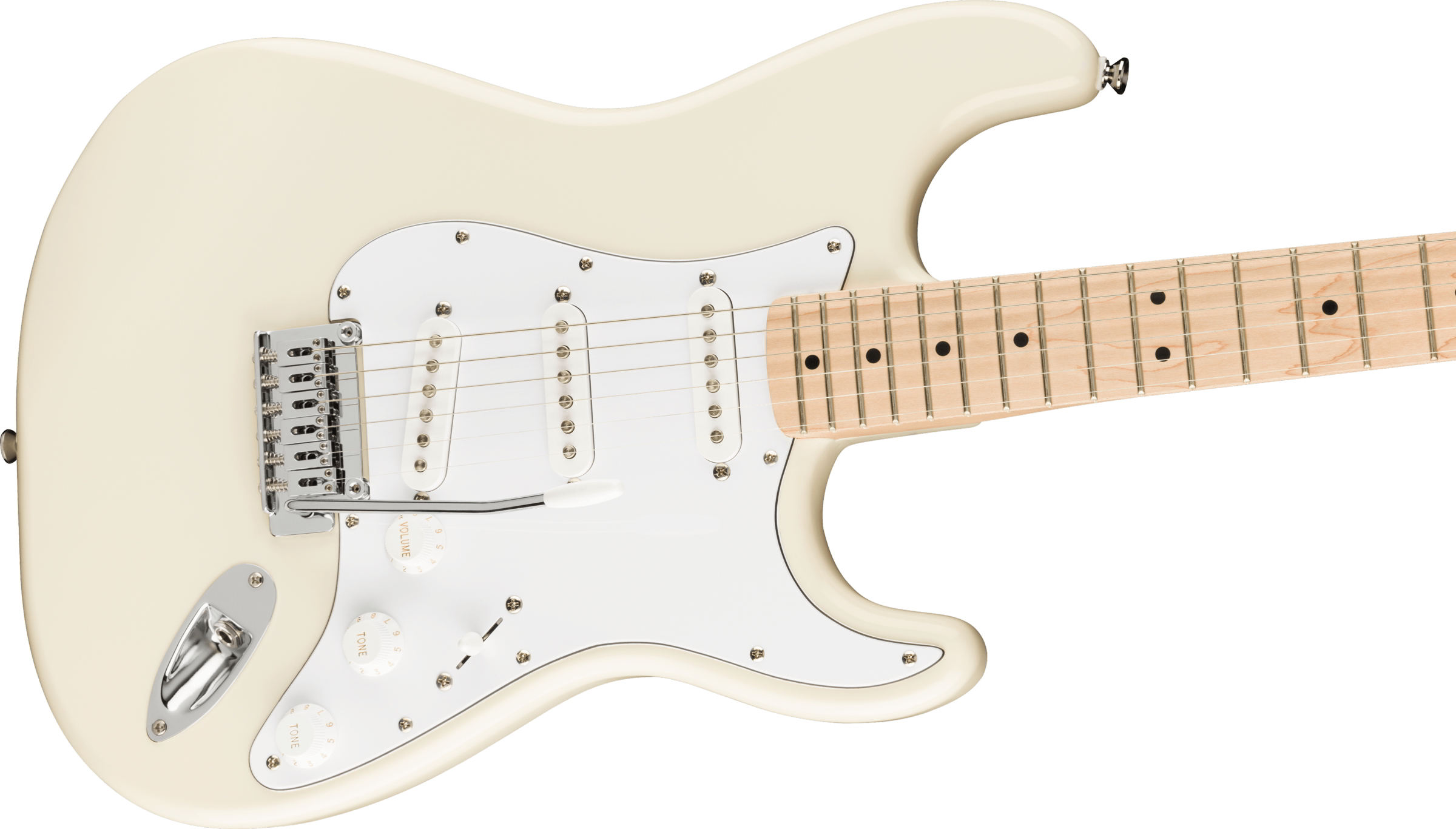 Affinity Series Stratocaster, Maple Fingerboard, White Pickguard, Olympic White追加画像 Affinity Series Stratocaster, Maple Fingerboard, White Pickguard, Olympic White追加画像