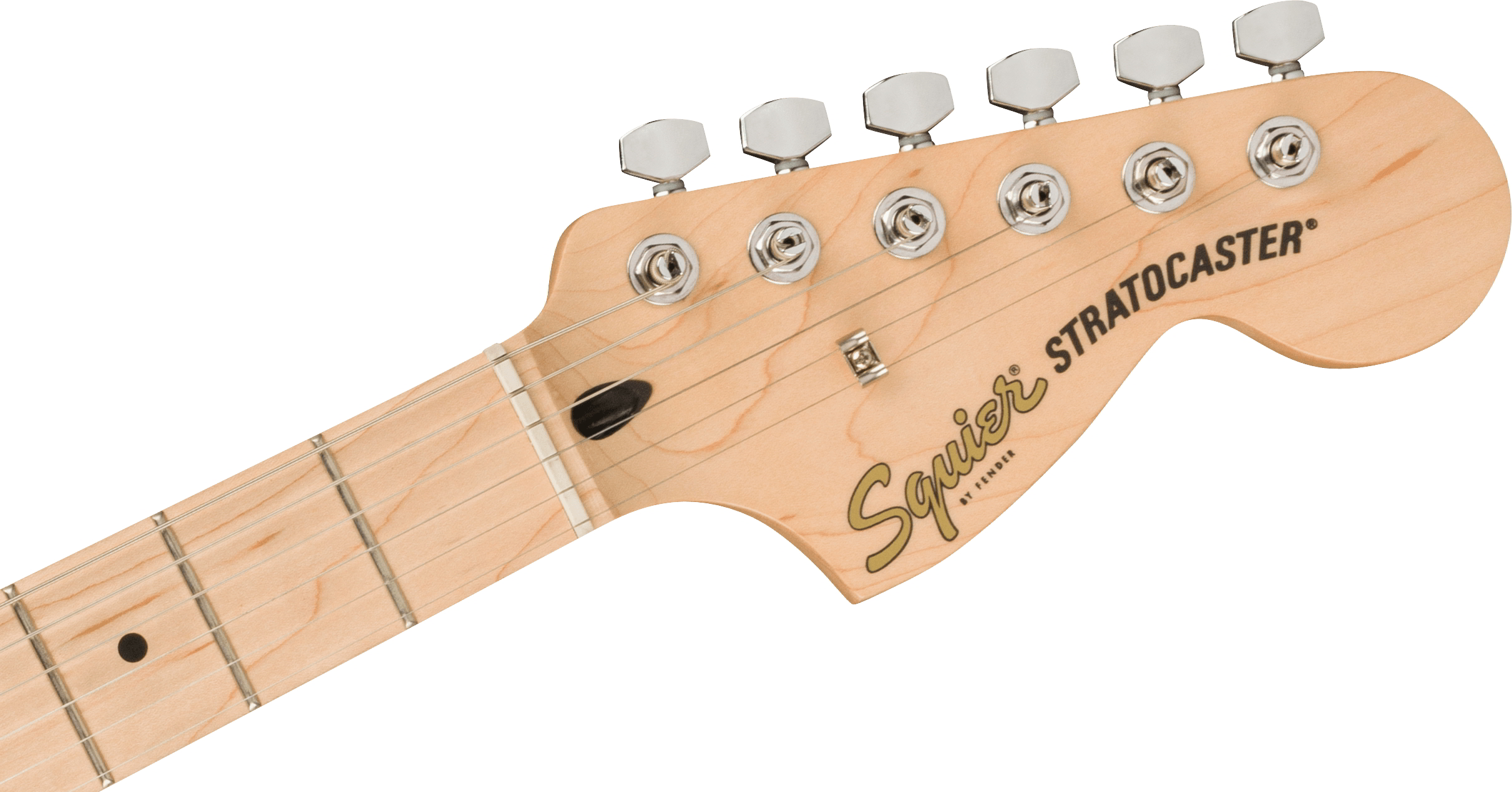 Affinity Series Stratocaster, Maple Fingerboard, White Pickguard, Olympic White追加画像