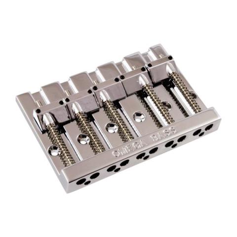 ALLPARTS-ベースブリッジBB-3360-001 5-String Omega Bass Bridge