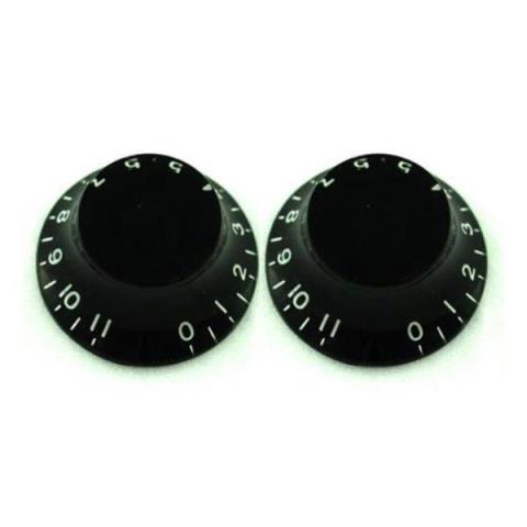 ALLPARTS-ノブ
PK-0142-023 Set Of 2 Bell Knobs That Go To 11 Black