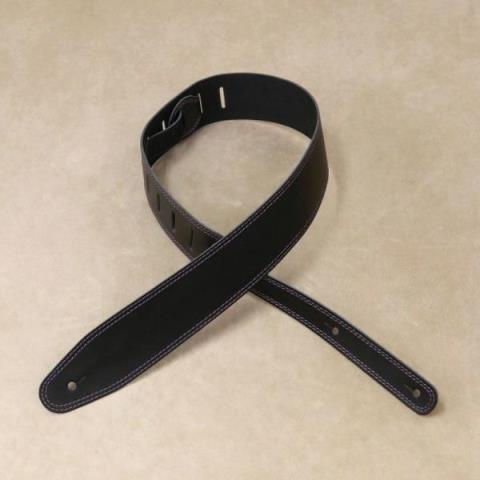 Leather Double Stitch Black / Mauveサムネイル