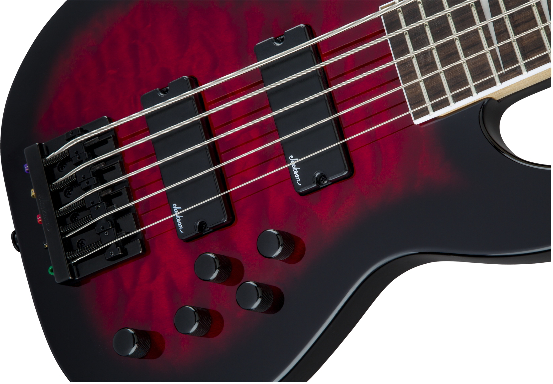 JS Series Concert Bass JS3VQ, Amaranth Fingerboard, Transparent Red Burst追加画像 JS Series Concert Bass JS3VQ, Amaranth Fingerboard, Transparent Red Burst追加画像