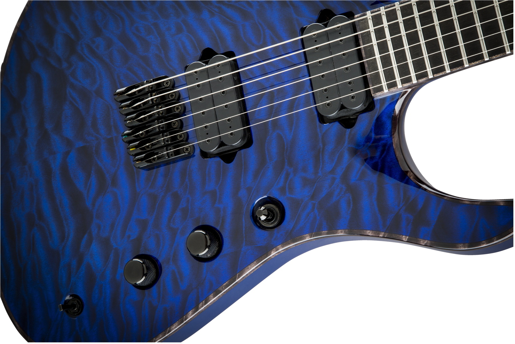 USA Signature Chris Broderick Soloist HT6, Ebony Fingerboard, Transparent Blue追加画像 USA Signature Chris Broderick Soloist HT6, Ebony Fingerboard, Transparent Blue追加画像