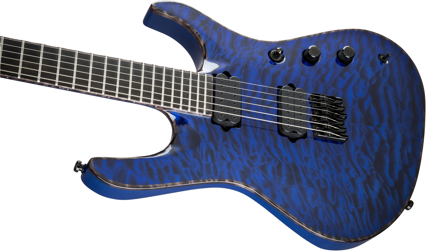 USA Signature Chris Broderick Soloist HT6, Ebony Fingerboard, Transparent Blue追加画像 USA Signature Chris Broderick Soloist HT6, Ebony Fingerboard, Transparent Blue追加画像