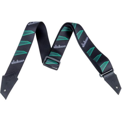 Jackson Strap with Headstock Pattern, Black/Greenサムネイル