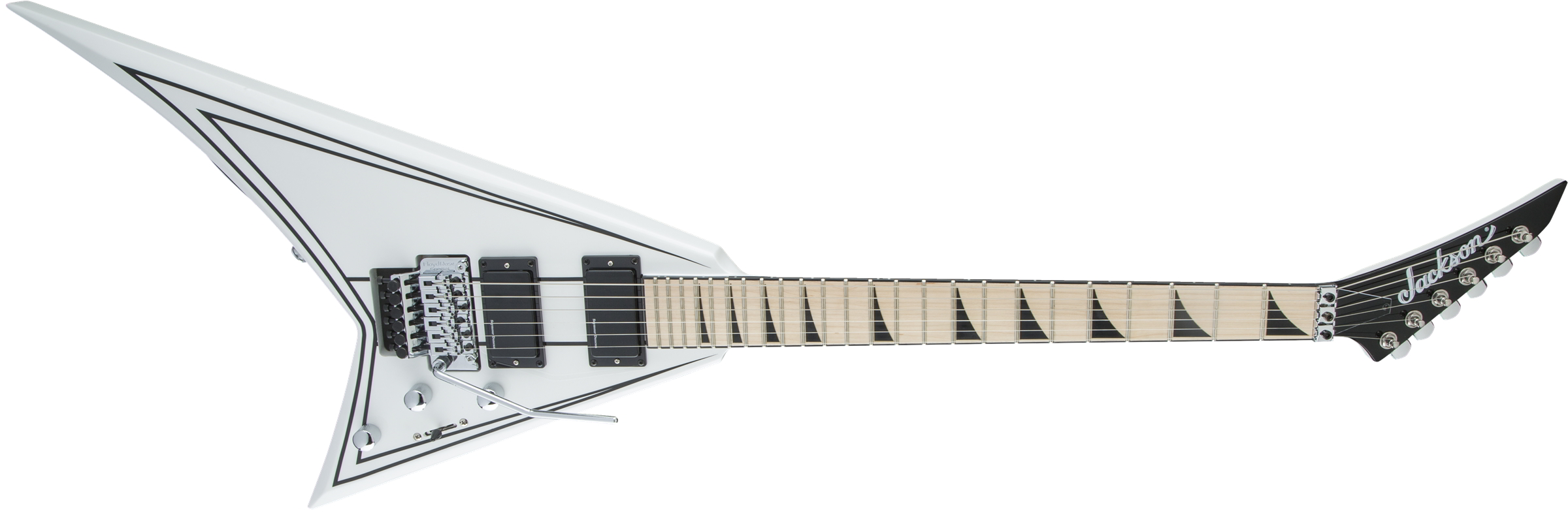 X Series Rhoads RRX24M, Maple Fingerboard, Snow White with Black Pinstripes追加画像 X Series Rhoads RRX24M, Maple Fingerboard, Snow White with Black Pinstripes追加画像