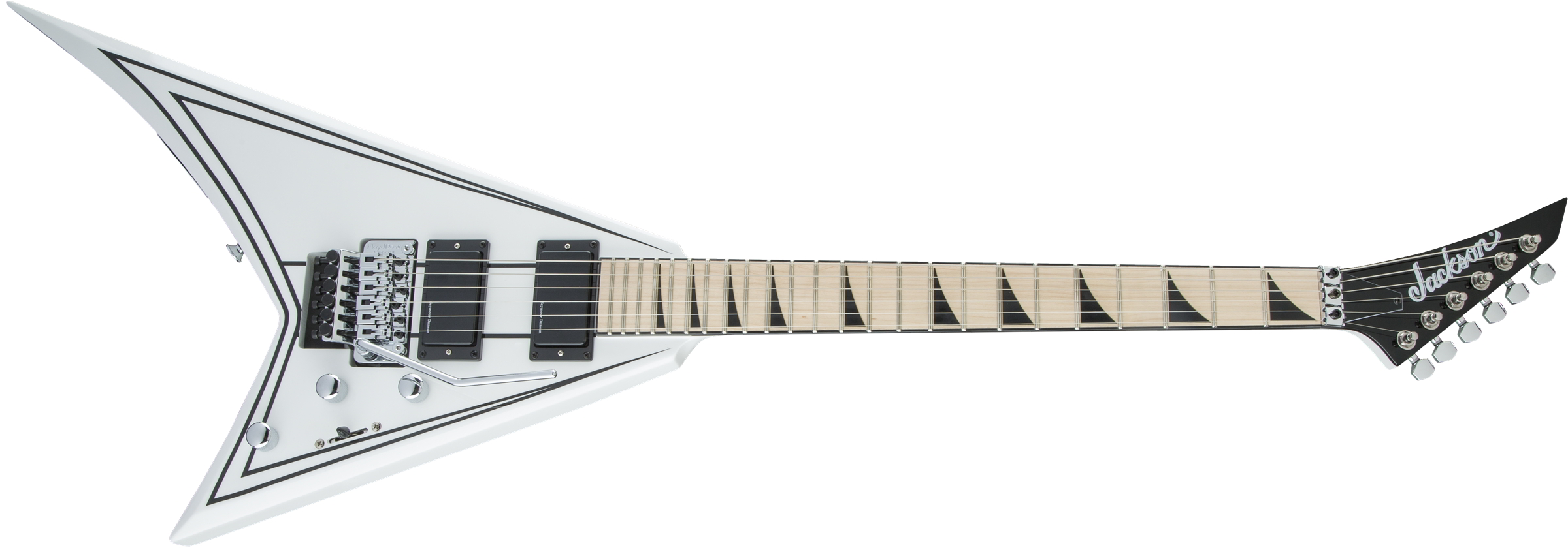 X Series Rhoads RRX24M, Maple Fingerboard, Snow White with Black Pinstripes追加画像 X Series Rhoads RRX24M, Maple Fingerboard, Snow White with Black Pinstripes追加画像