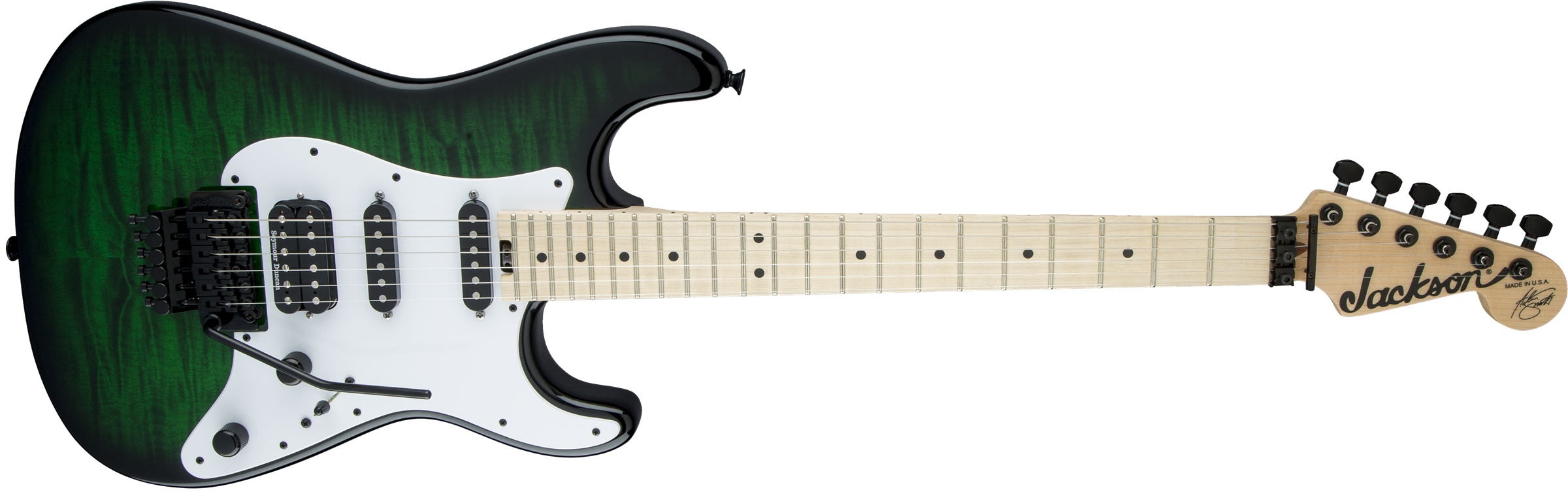 USA Signature Adrian Smith San Dimas SDQM, Maple Fingerboard, Transparent Green Burst追加画像 USA Signature Adrian Smith San Dimas SDQM, Maple Fingerboard, Transparent Green Burst追加画像