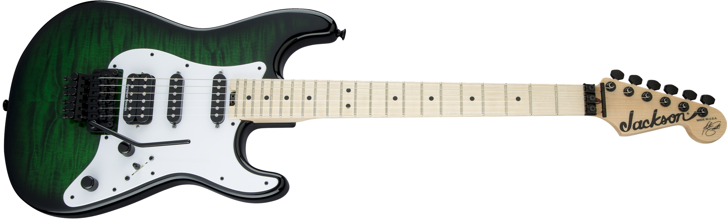 USA Signature Adrian Smith San Dimas SDQM, Maple Fingerboard, Transparent Green Burst追加画像 USA Signature Adrian Smith San Dimas SDQM, Maple Fingerboard, Transparent Green Burst追加画像