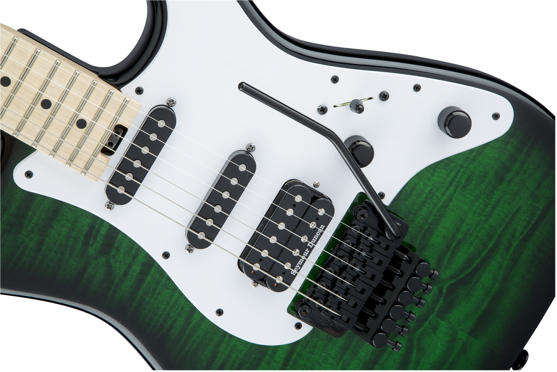 USA Signature Adrian Smith San Dimas SDQM, Maple Fingerboard, Transparent Green Burst追加画像 USA Signature Adrian Smith San Dimas SDQM, Maple Fingerboard, Transparent Green Burst追加画像