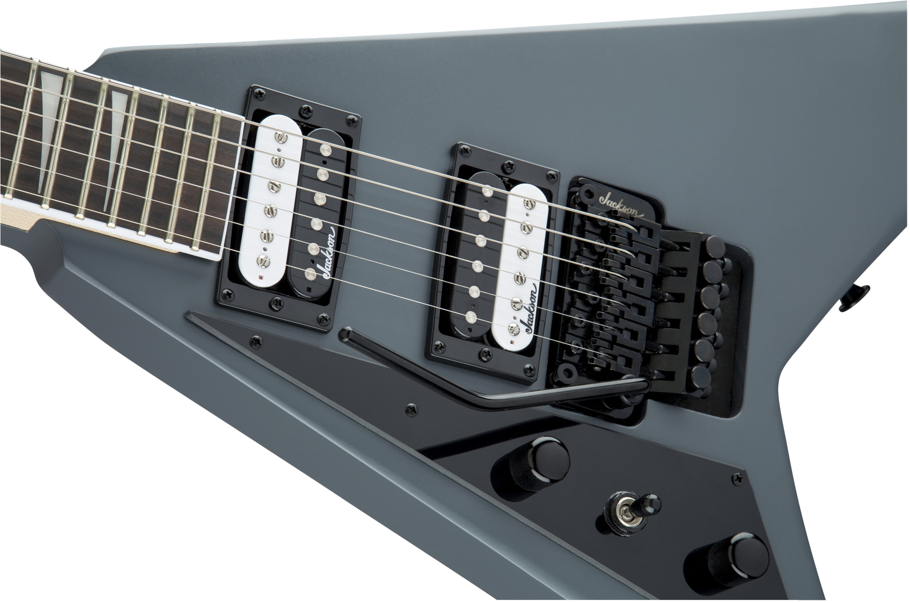 JS Series Rhoads JS32 LH, Amaranth Fingerboard, Satin Gray追加画像 JS Series Rhoads JS32 LH, Amaranth Fingerboard, Satin Gray追加画像