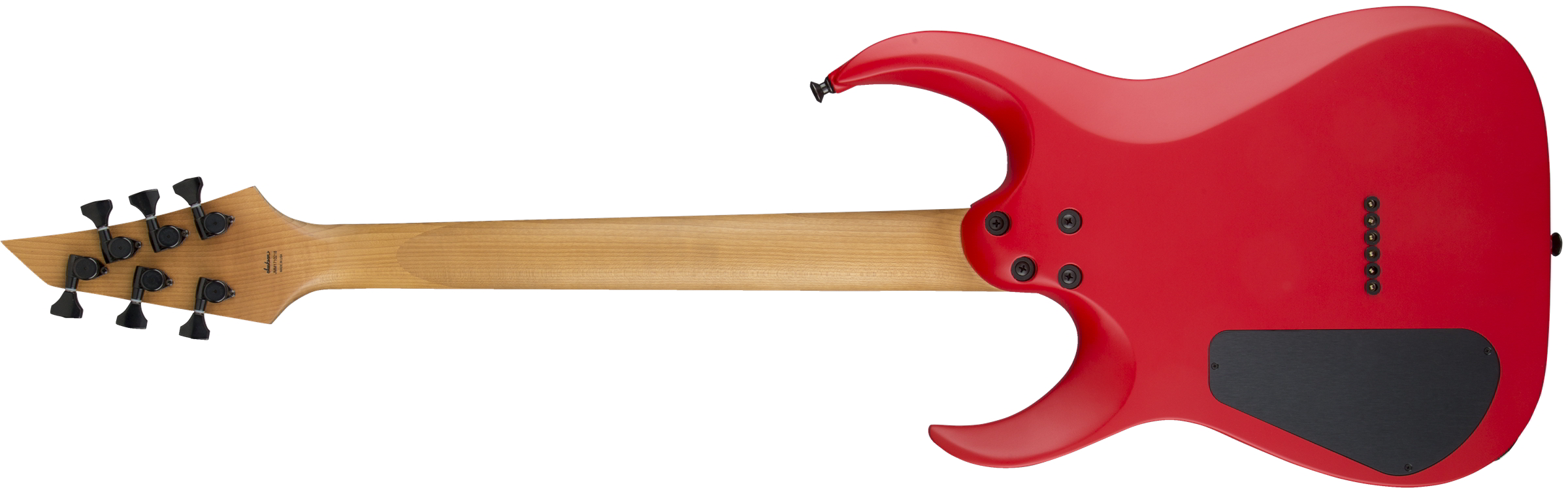 USA Signature Misha Mansoor Juggernaut HT6, Caramelized Flame Maple Fingerboard, Satin Red背面画像 USA Signature Misha Mansoor Juggernaut HT6, Caramelized Flame Maple Fingerboard, Satin Red背面画像