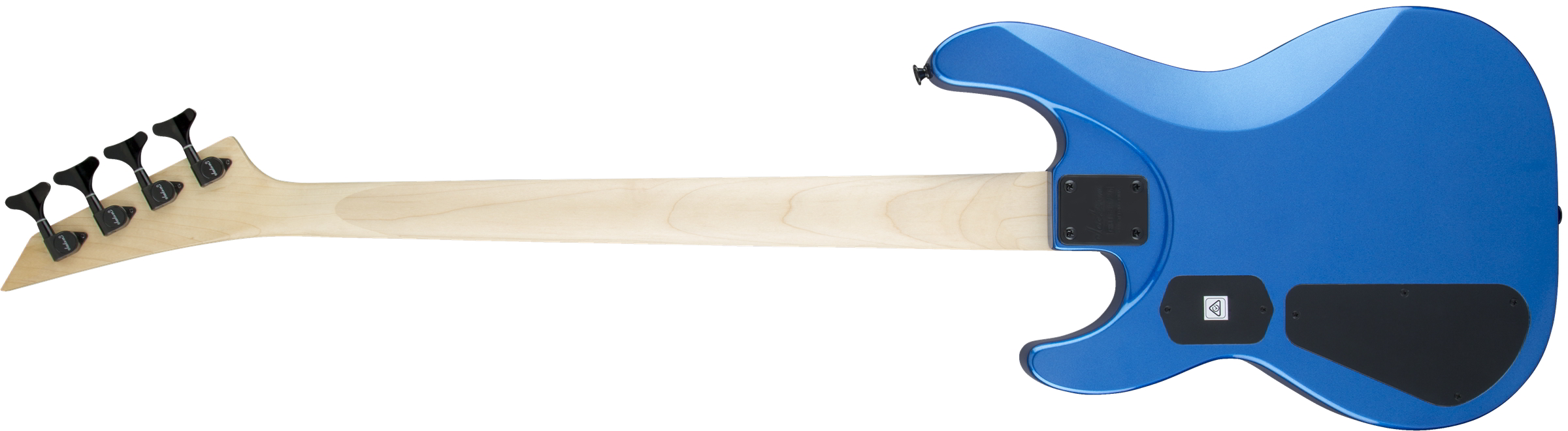 JS Series Concert Bass JS3, Amaranth Fingerboard, Metallic Blue背面画像 JS Series Concert Bass JS3, Amaranth Fingerboard, Metallic Blue背面画像