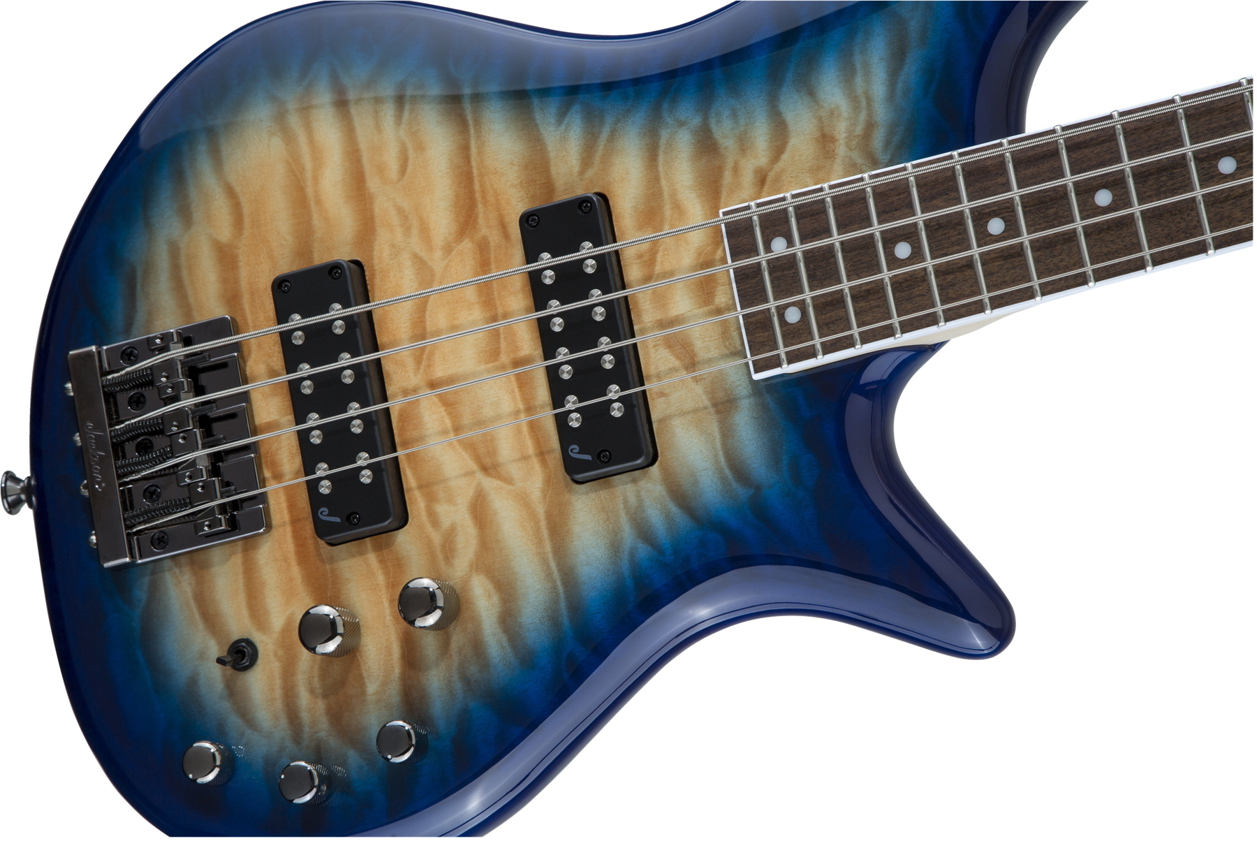 JS Series Spectra Bass JS3Q, Laurel Fingerboard, Amber Blue Burst追加画像 JS Series Spectra Bass JS3Q, Laurel Fingerboard, Amber Blue Burst追加画像