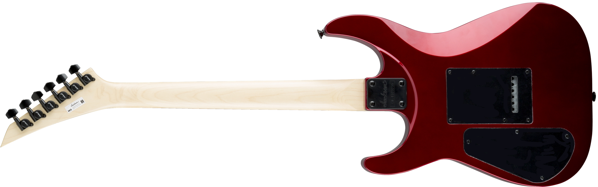 JS Series Dinky JS12, Amaranth Fingerboard, Metallic Red背面画像 JS Series Dinky JS12, Amaranth Fingerboard, Metallic Red背面画像
