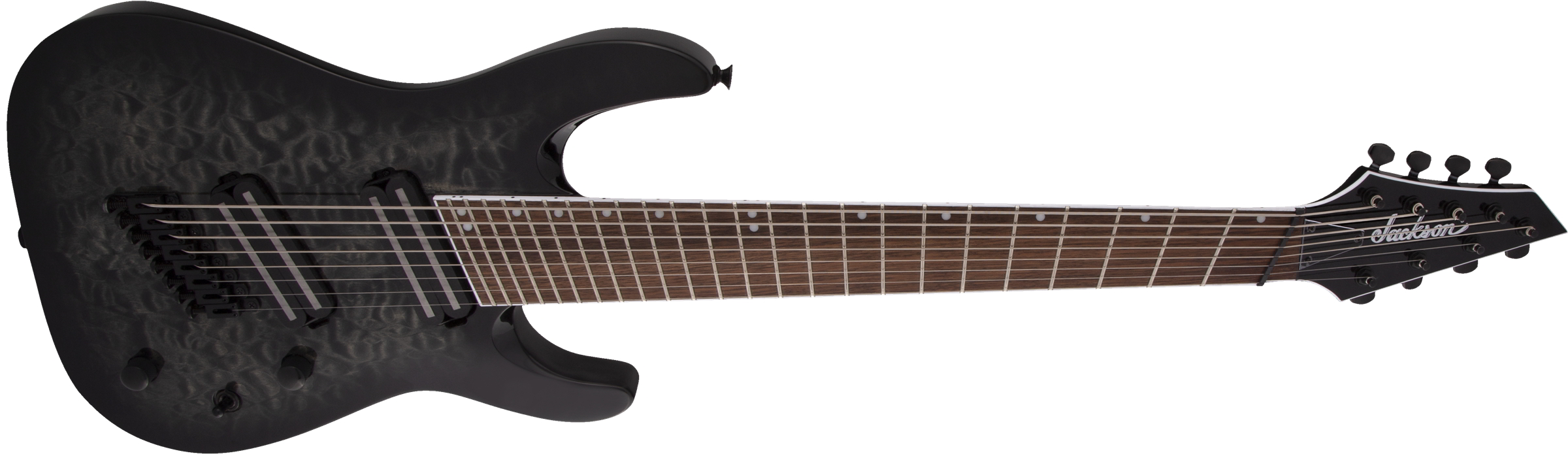 X Series Soloist Arch Top SLATX8Q MS, Laurel Fingerboard, Multi-Scale, Transparent Black Burst追加画像 X Series Soloist Arch Top SLATX8Q MS, Laurel Fingerboard, Multi-Scale, Transparent Black Burst追加画像