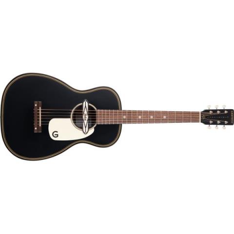 GRETSCH-ピックアップG9520E Gin Rickey Acoustic/Electric with Soundhole Pickup, Walnut Fingerboard, Smokestack Black