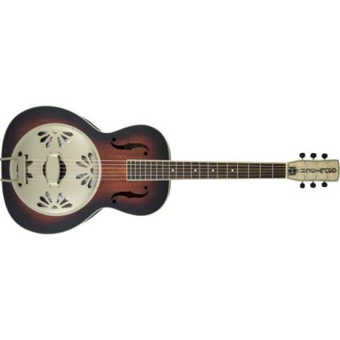 GRETSCH-ネックG9240 Alligator Round-Neck, Mahogany Body Biscuit Cone Resonator Guitar, 2-Color Sunburst