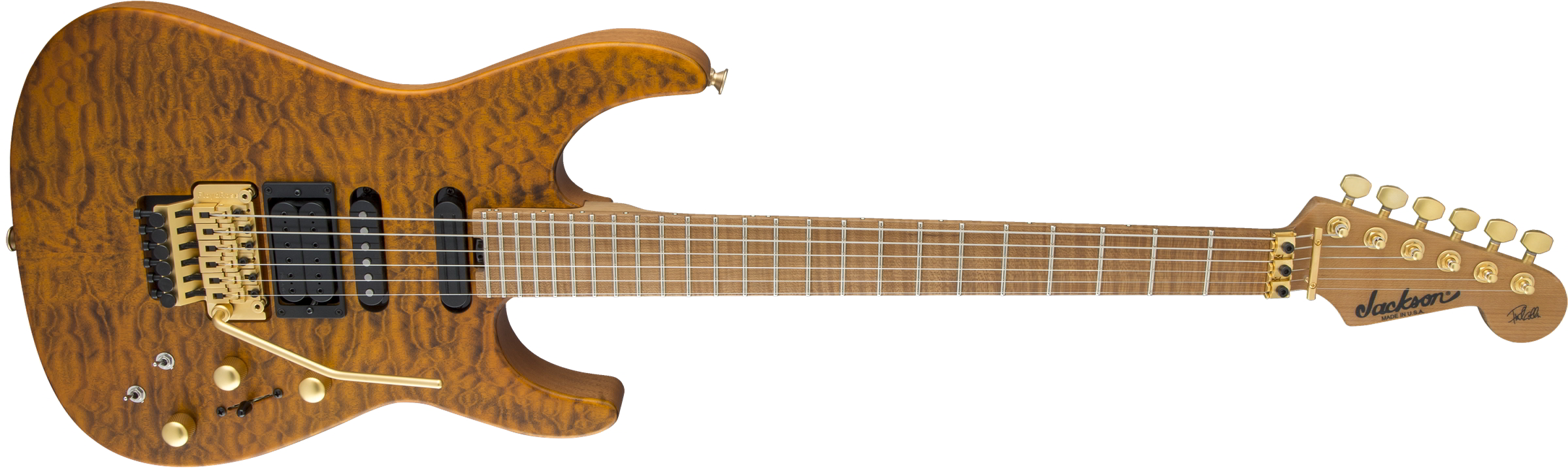 USA Signature Phil Collen PC1 Satin Stain, Caramelized Flame Maple Fingerboard, Satin Transparent Amber追加画像 USA Signature Phil Collen PC1 Satin Stain, Caramelized Flame Maple Fingerboard, Satin Transparent Amber追加画像