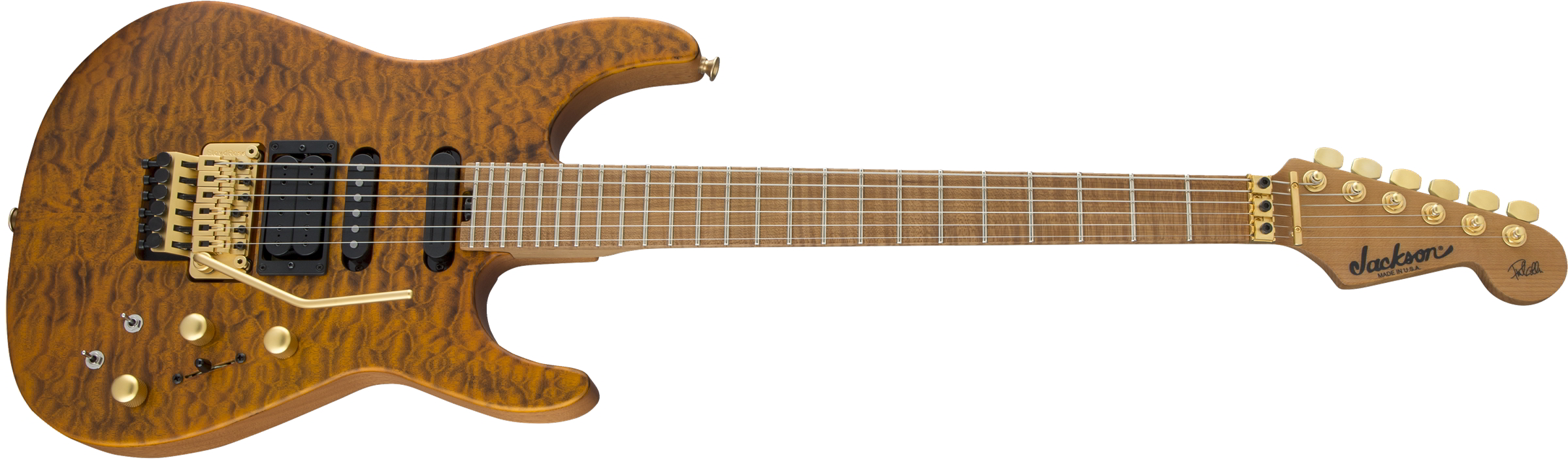USA Signature Phil Collen PC1 Satin Stain, Caramelized Flame Maple Fingerboard, Satin Transparent Amber追加画像 USA Signature Phil Collen PC1 Satin Stain, Caramelized Flame Maple Fingerboard, Satin Transparent Amber追加画像