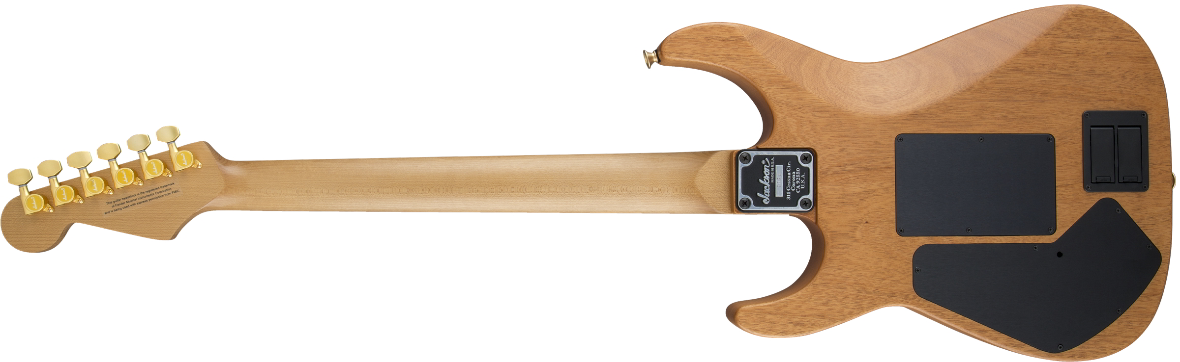 USA Signature Phil Collen PC1 Satin Stain, Caramelized Flame Maple Fingerboard, Satin Transparent Amber背面画像 USA Signature Phil Collen PC1 Satin Stain, Caramelized Flame Maple Fingerboard, Satin Transparent Amber背面画像