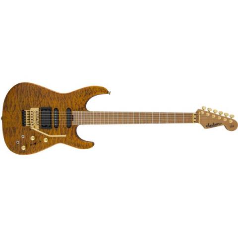 USA Signature Phil Collen PC1 Satin Stain, Caramelized Flame Maple Fingerboard, Satin Transparent Amberサムネイル