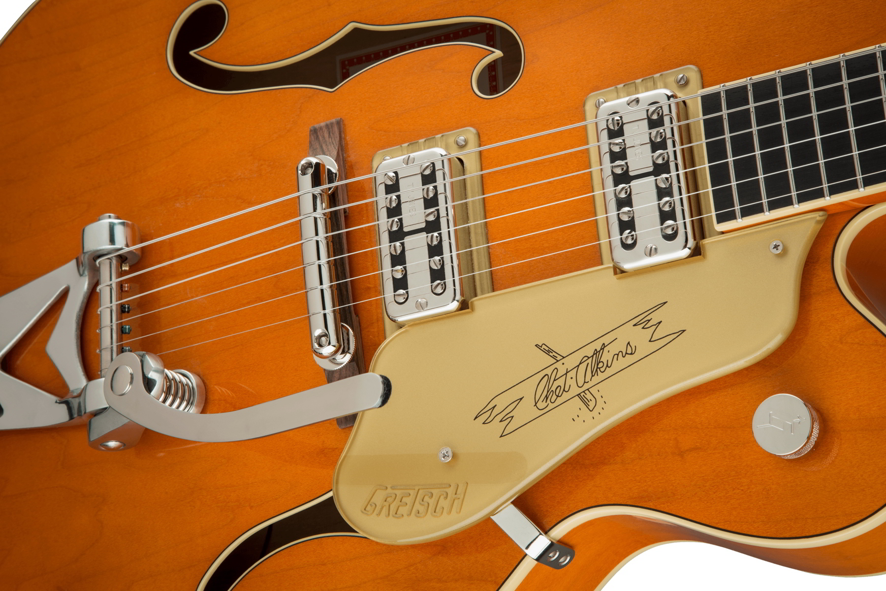 G6120T-59 Vintage Select Edition '59 Chet Atkins Hollow Body with Bigsby, TV Jones, Vintage Orange Stain Lacquer追加画像 G6120T-59 Vintage Select Edition '59 Chet Atkins Hollow Body with Bigsby, TV Jones, Vintage Orange Stain Lacquer追加画像