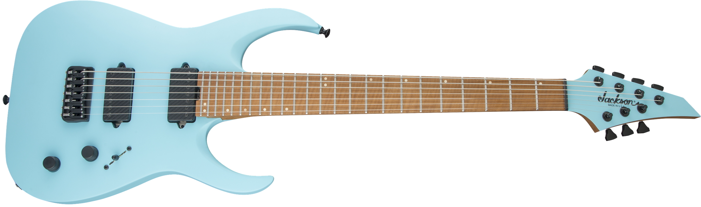 USA Signature Misha Mansoor Juggernaut HT7, Caramelized Flame Maple Fingerboard, Satin Daphne Blue追加画像 USA Signature Misha Mansoor Juggernaut HT7, Caramelized Flame Maple Fingerboard, Satin Daphne Blue追加画像