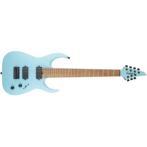 USA Signature Misha Mansoor Juggernaut HT7, Caramelized Flame Maple Fingerboard, Satin Daphne Blueサムネイル