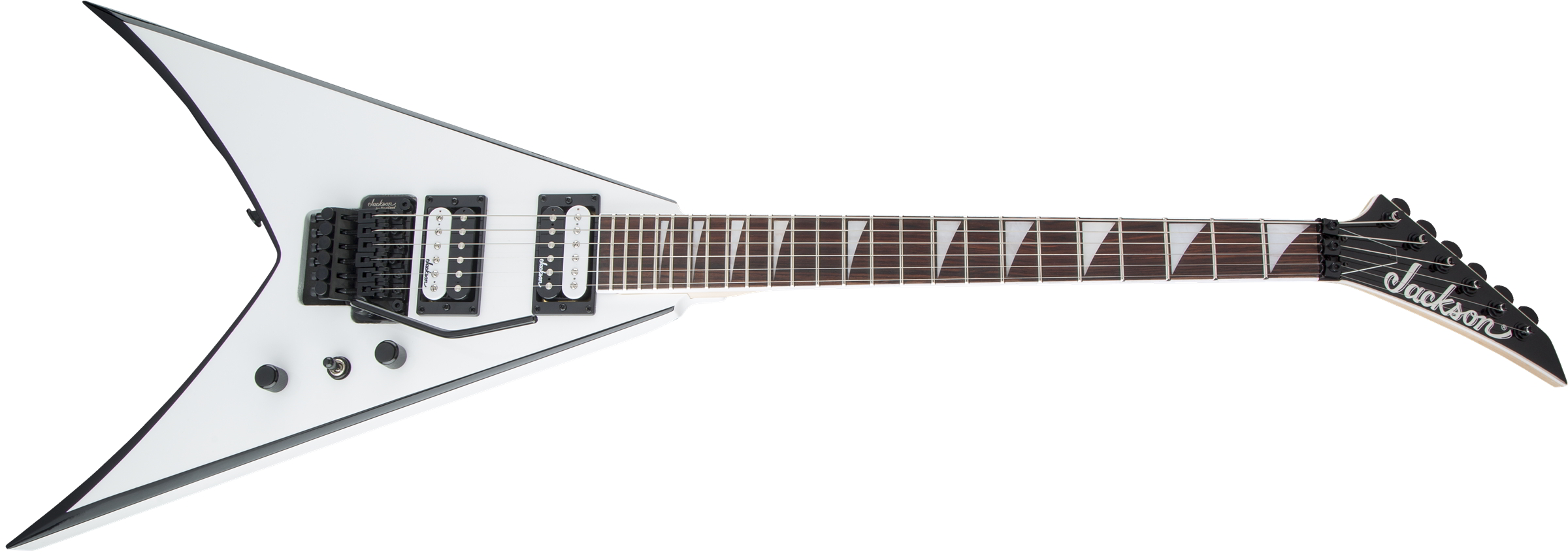 JS Series King V JS32, Amaranth Fingerboard, White with Black Bevels追加画像 JS Series King V JS32, Amaranth Fingerboard, White with Black Bevels追加画像
