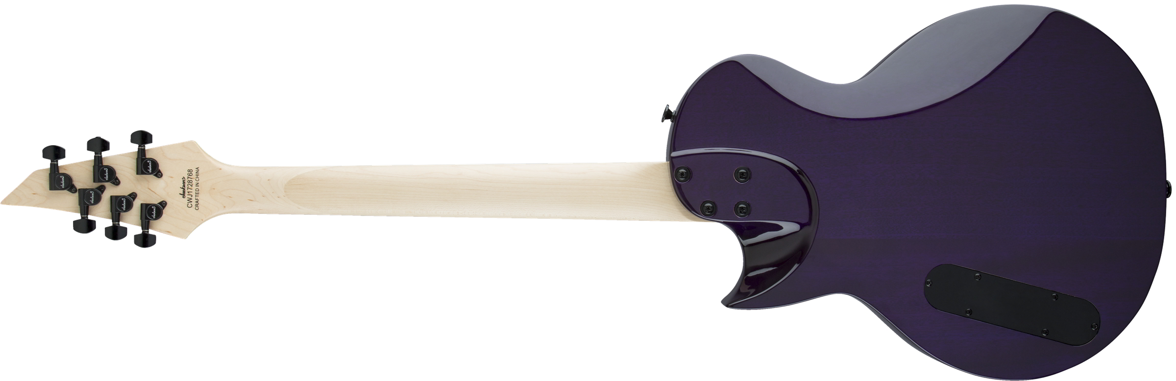 JS Series Monarkh SC JS22Q, Amaranth Fingerboard, Transparent Purple Burst背面画像 JS Series Monarkh SC JS22Q, Amaranth Fingerboard, Transparent Purple Burst背面画像