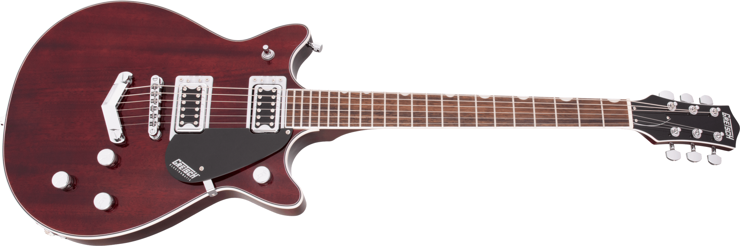 G5222 Electromatic Double Jet BT with V-Stoptail, Laurel Fingerboard, Walnut Stain追加画像 G5222 Electromatic Double Jet BT with V-Stoptail, Laurel Fingerboard, Walnut Stain追加画像